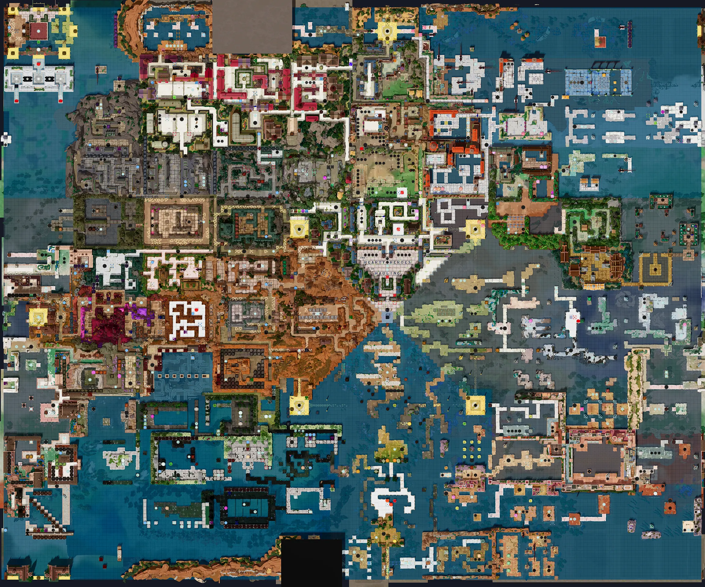Overworld map, surface