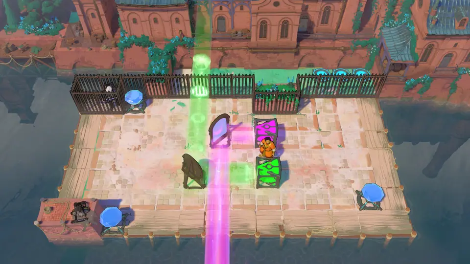 Beams, Mirrorably puzzle 1 in game