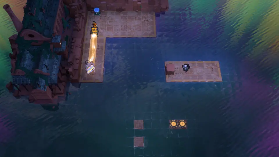 Beams, Mirrorably puzzle 8 in game
