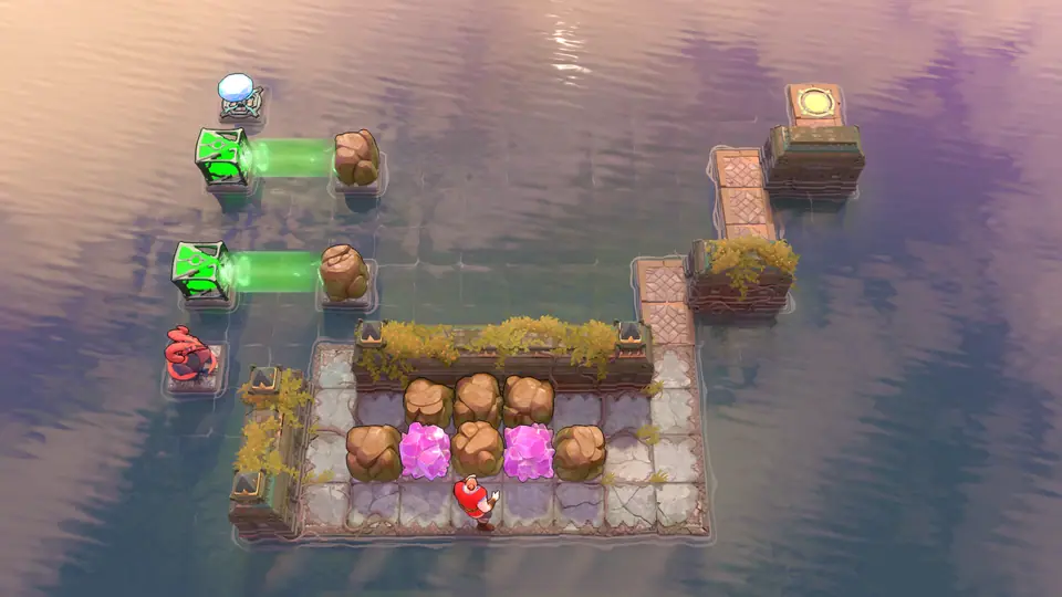 Beams Reflected puzzle 1 in game