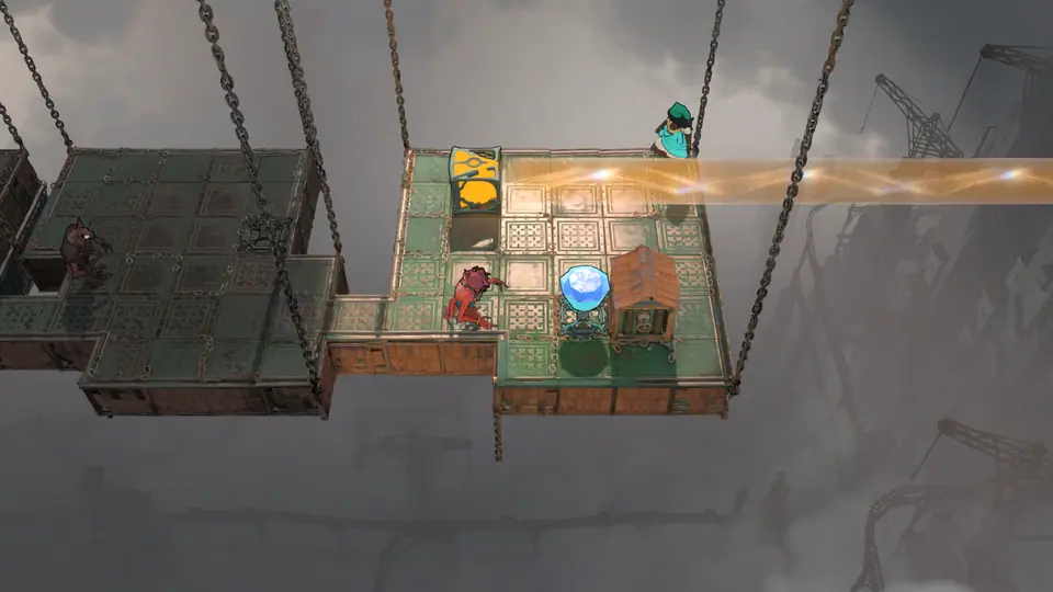 Double Beam Falling puzzle 10 in game