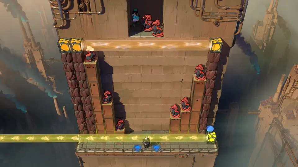 Double Beam Falling puzzle 11 in game