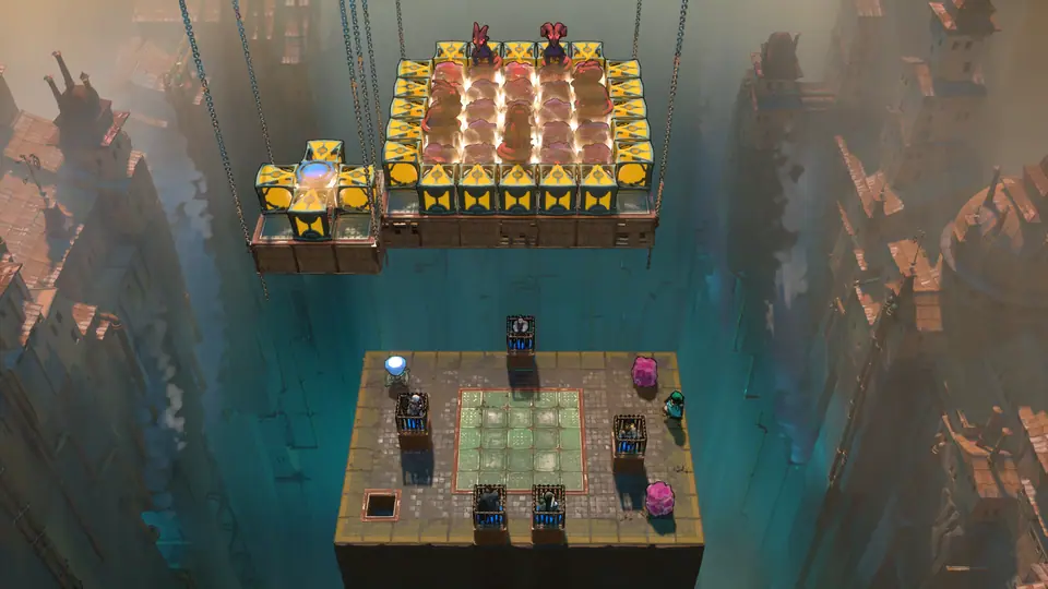Double Beam Falling puzzle 12 in game