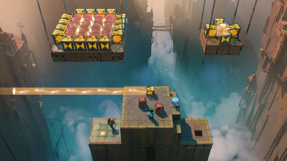 Double Beam Falling puzzle 13 in game