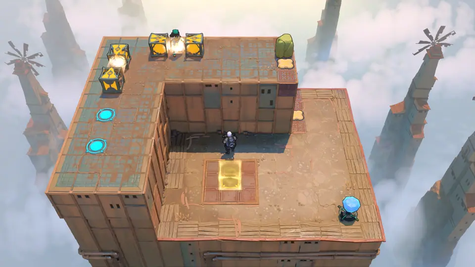 Double Beam Falling puzzle 15 in game