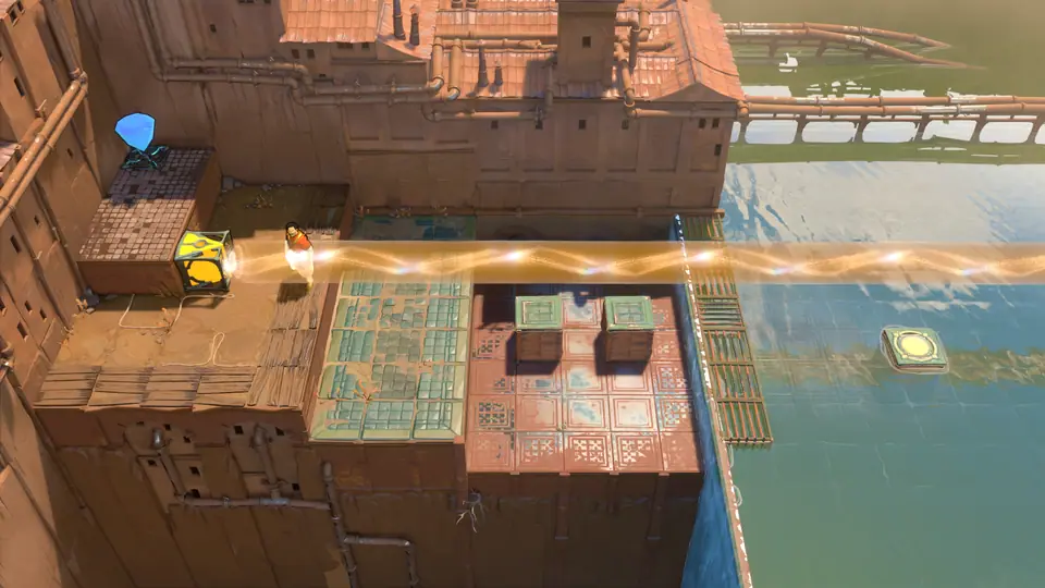 Double Beam Falling puzzle 2 in game
