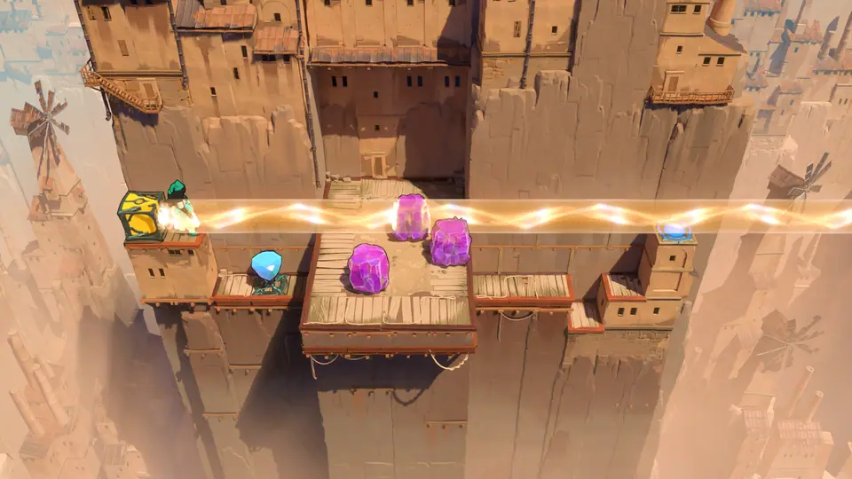 Double Beam Falling puzzle 3 in game