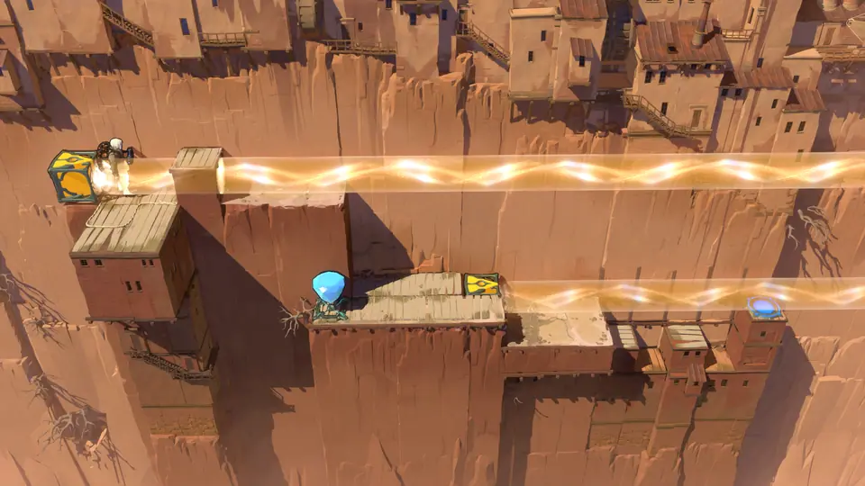 Double Beam Falling puzzle 4 in game