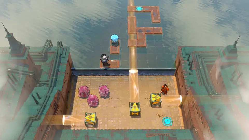 Double Beam Falling puzzle 5 in game