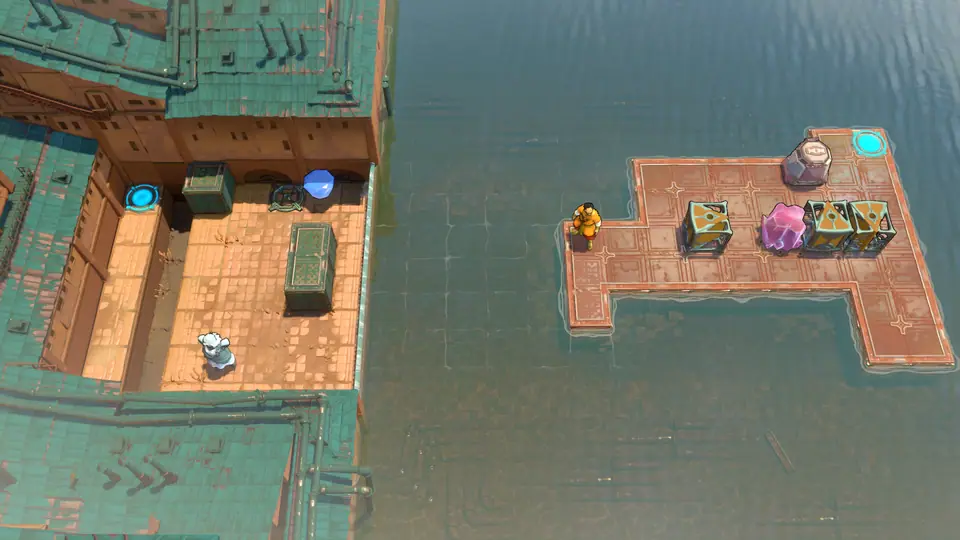 Double Beam Falling puzzle 6 in game
