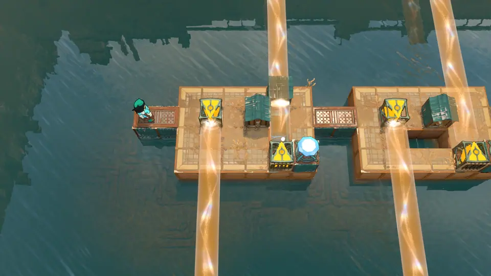 Double Beam Falling puzzle 8 in game