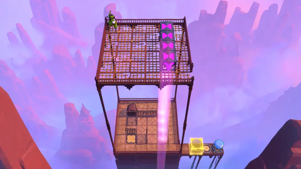Elevators puzzle 2 in game