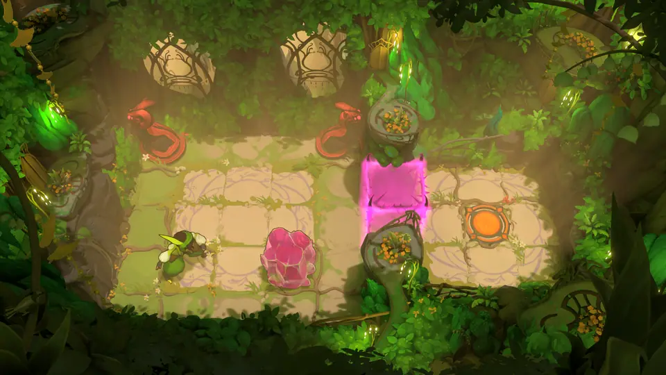 Heroes 3: Bard, Druid puzzle 25 in game