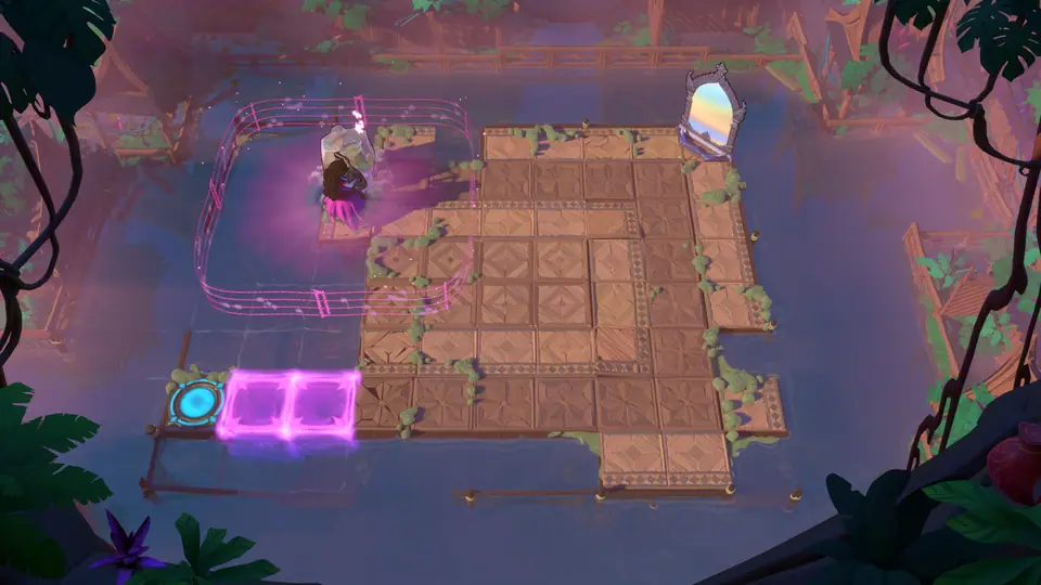 Heroes and Mirrors puzzle 1 in game