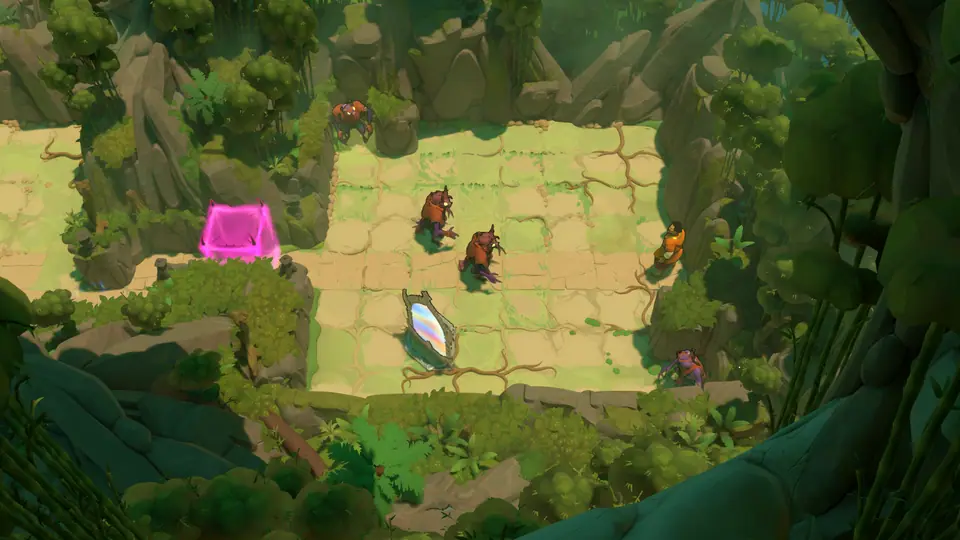 Heroes and Mirrors puzzle 18 in game