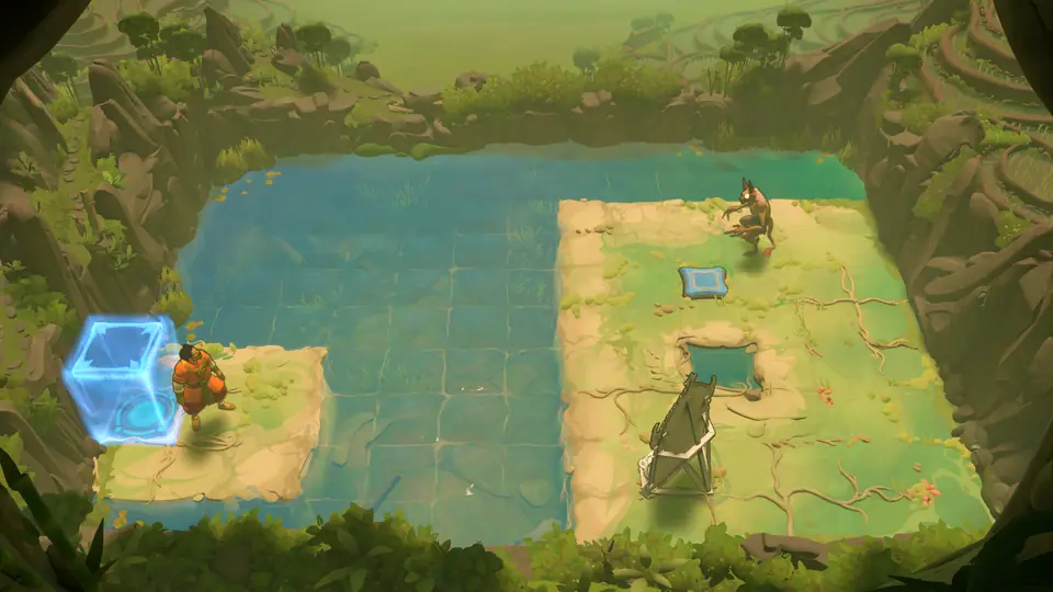 Heroes and Mirrors puzzle 3 in game