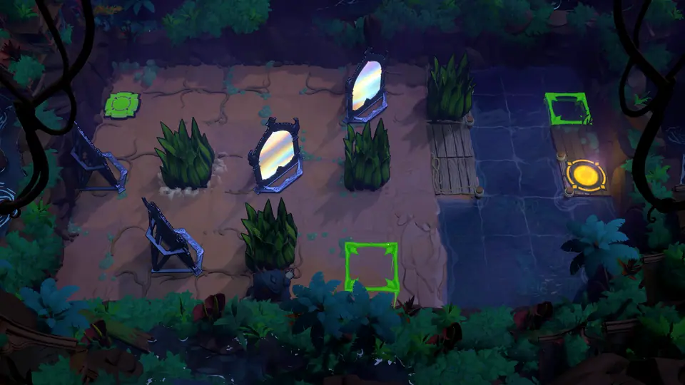 Heroes and Mirrors puzzle 4 in game