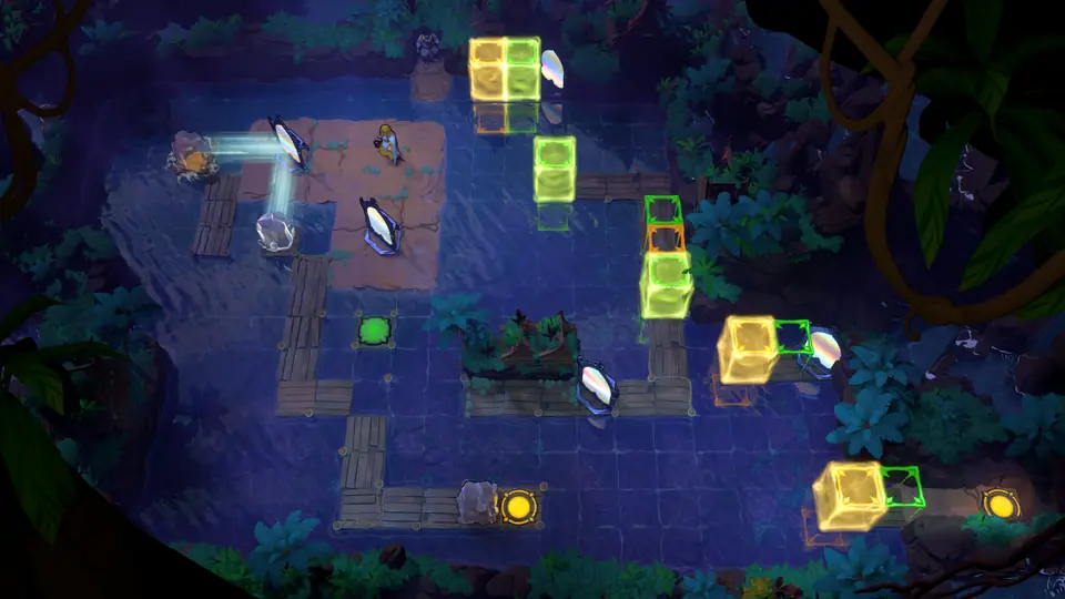 Heroes and Mirrors puzzle 5 in game