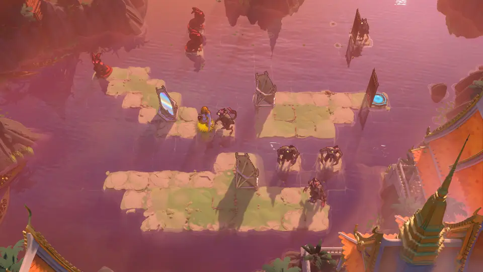 Heroes and Mirrors puzzle 8 in game
