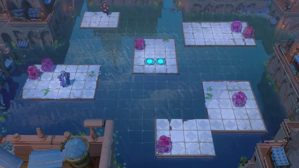 Heroes and Water puzzle 18 in game