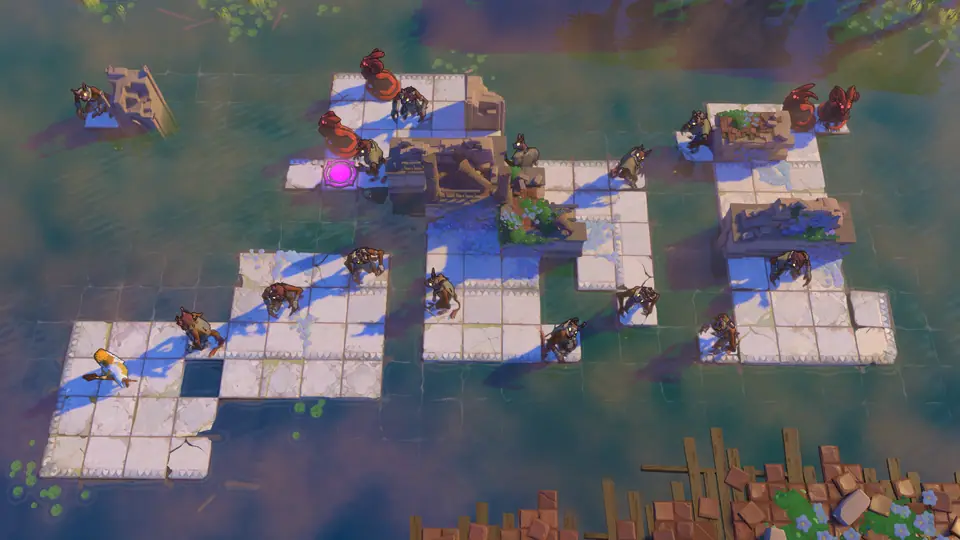 Heroes and Water puzzle 2 in game