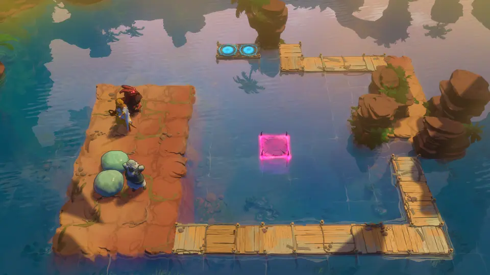 Heroes and Water, North puzzle 1 in game