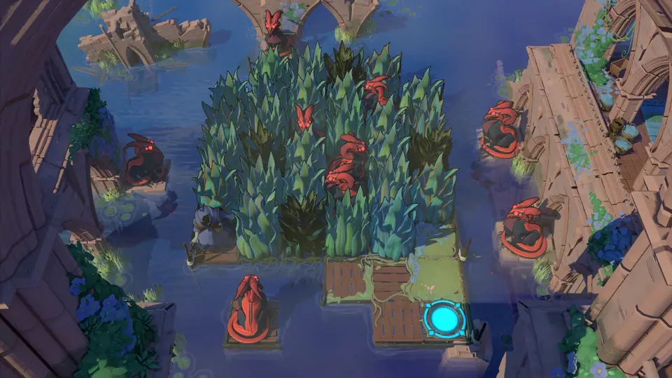 Heroes and Water, North puzzle 5 in game