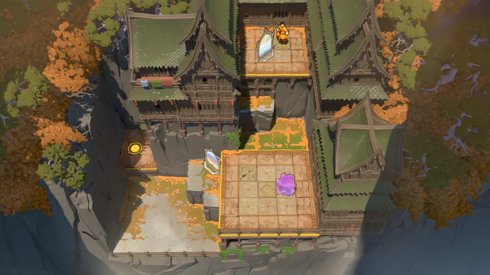 Mirror Falling puzzle 1 in game