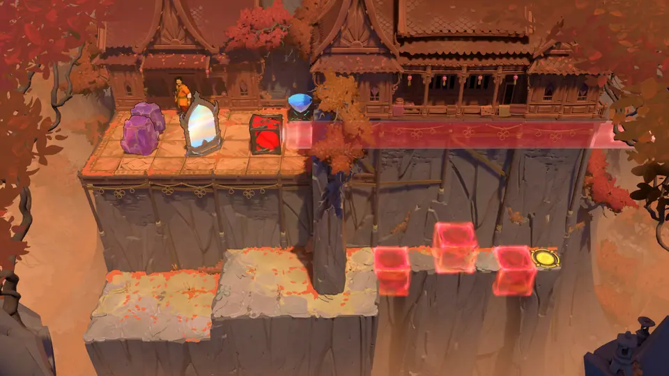 Mirror Falling puzzle 11 in game