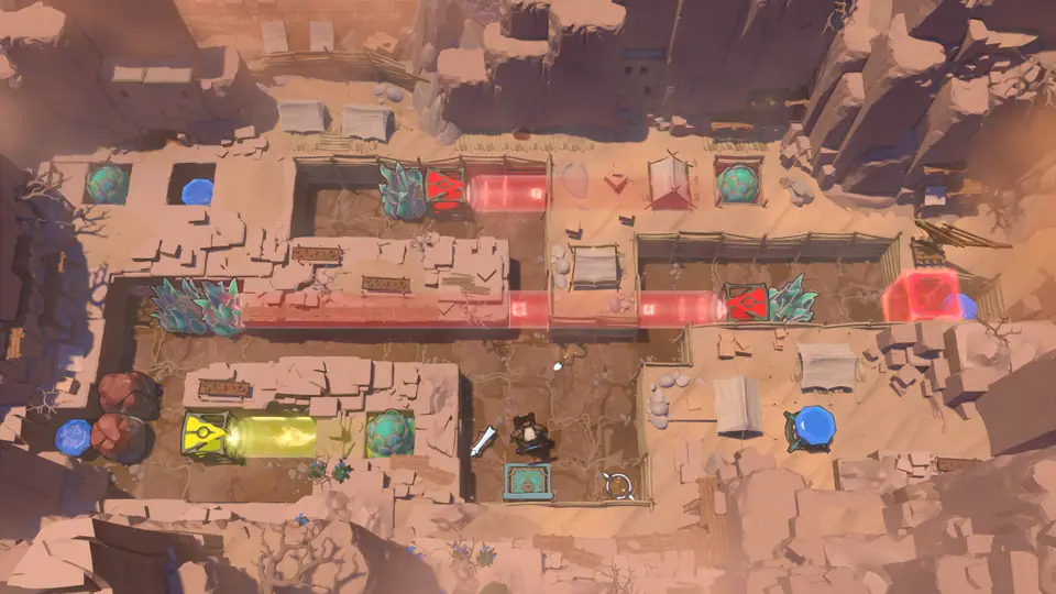 Mirrors and Artifacts puzzle 4 in game