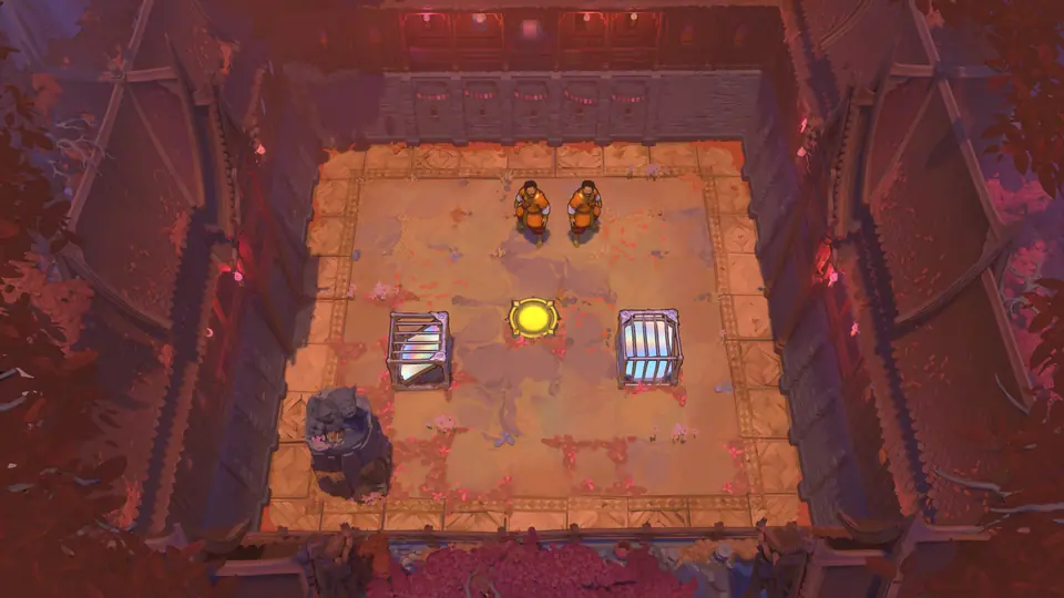 Mirrors and Buttons puzzle 2 in game