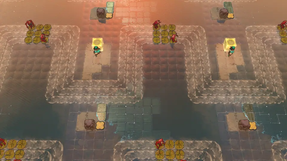 Mirrors and Rivers puzzle 2 in game