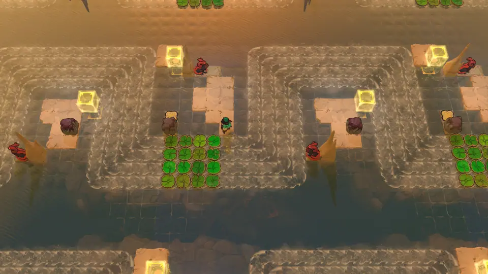 Mirrors and Rivers puzzle 3 in game