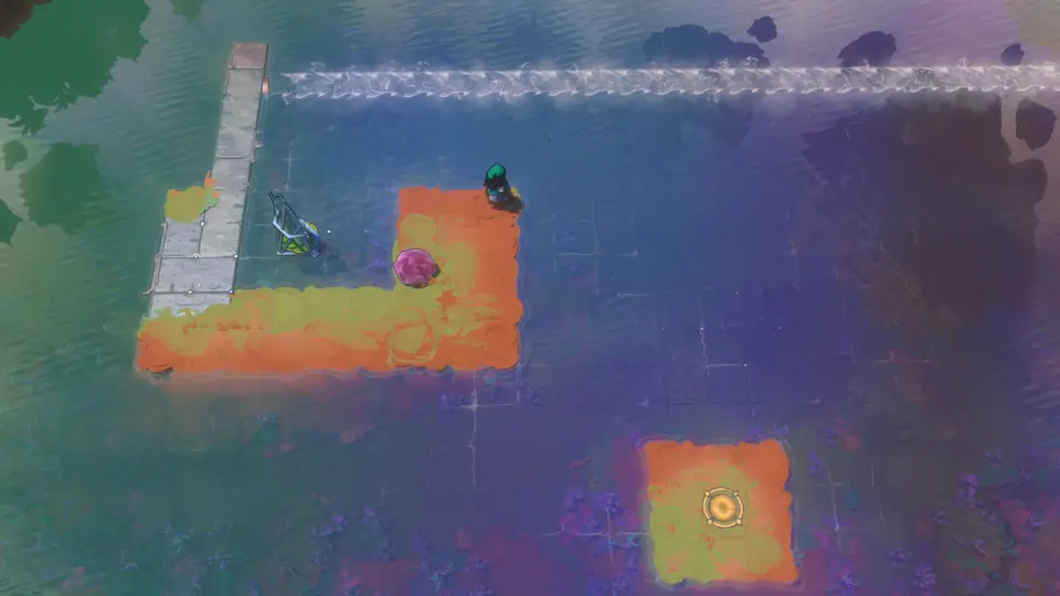 Mirrors and Rivers puzzle 4 in game