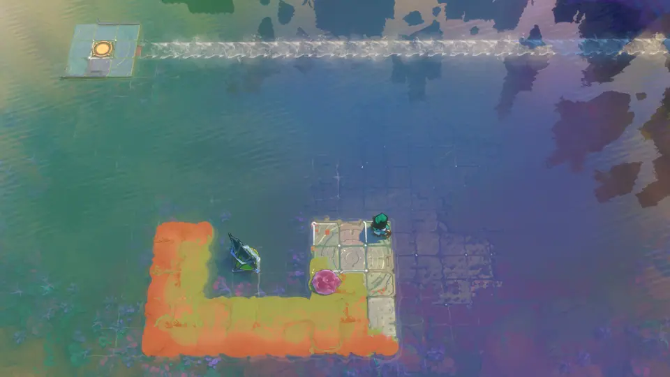 Mirrors and Rivers puzzle 7 in game