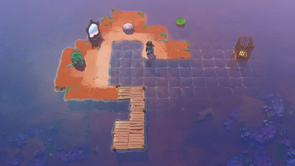 Mirrors and Stones puzzle 18 in game