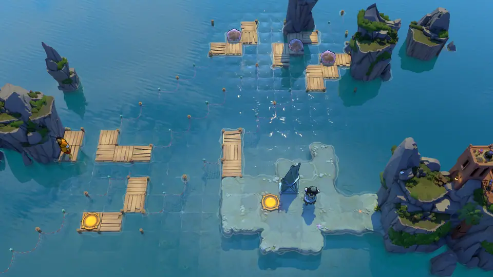 Mirrors and Stones puzzle 4 in game