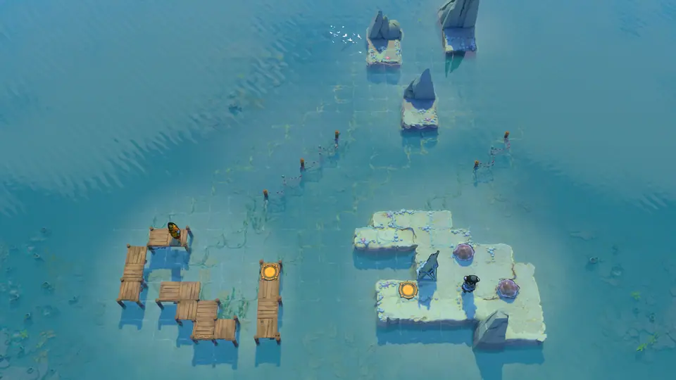 Mirrors and Stones puzzle 6 in game