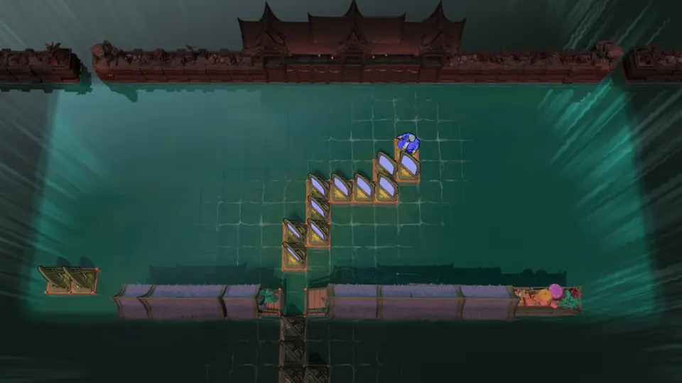 Mirrors as Obstacles puzzle 4 in game