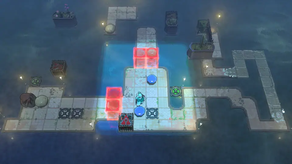 Moving the Flat Things puzzle 3 in game