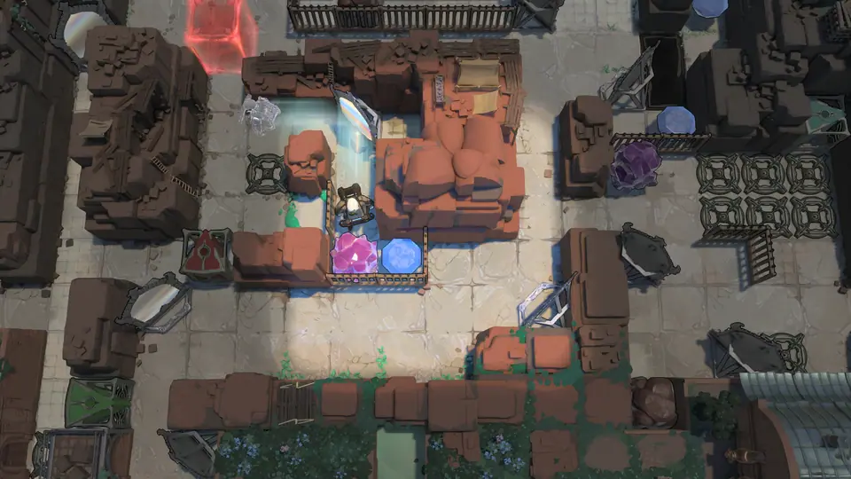 Reflected Beams puzzle 1 in game