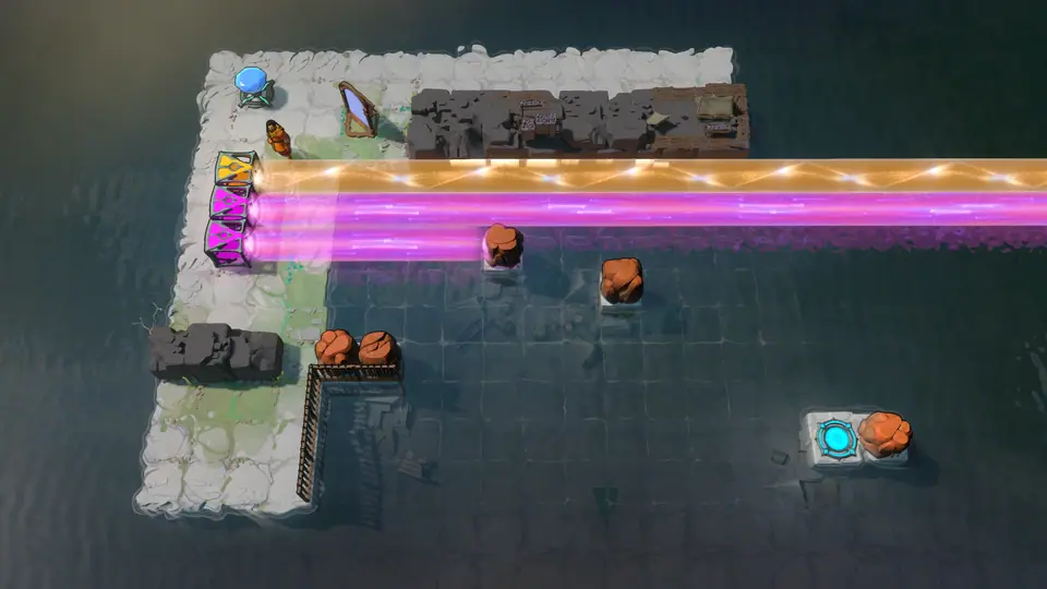 Reflected Beams puzzle 16 in game