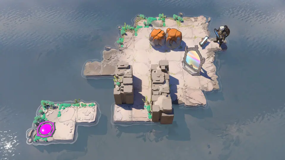 Reflected Beams puzzle 18 in game