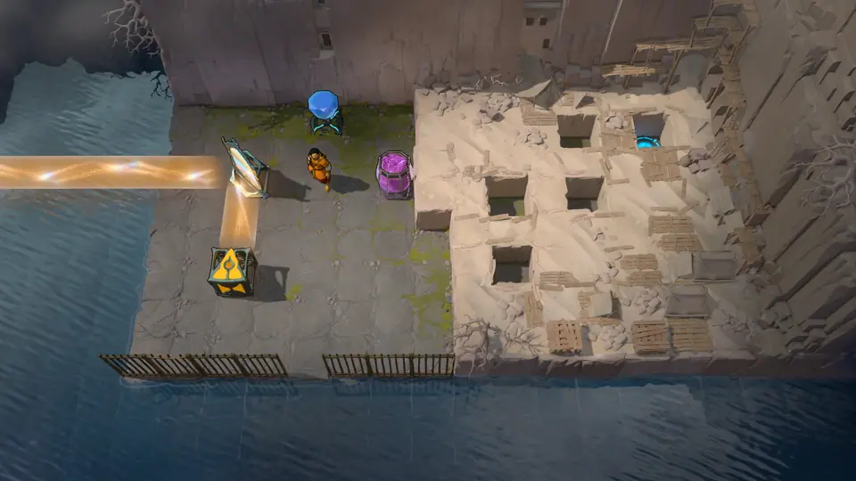 Reflected Beams puzzle 9 in game