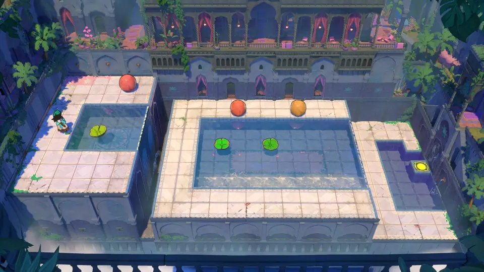Skipping and Falling puzzle 1 in game