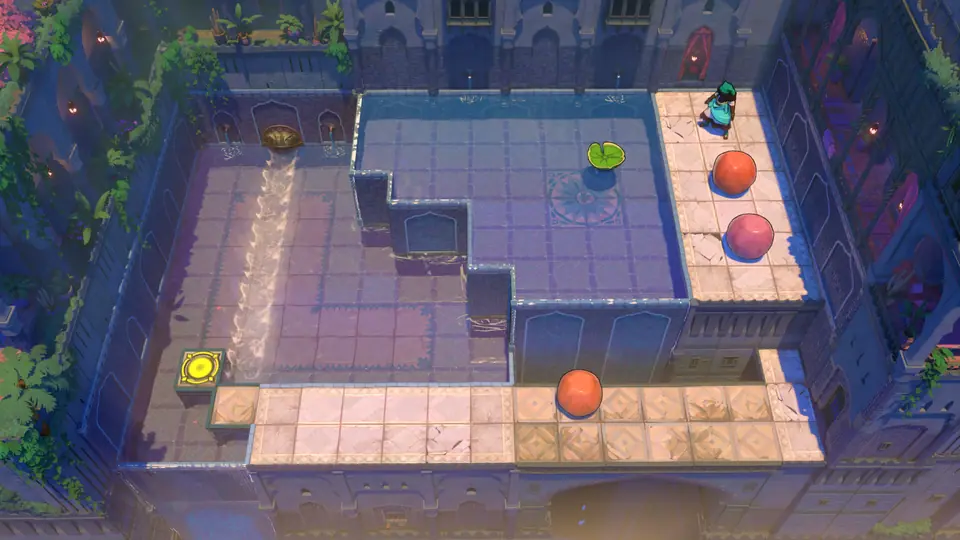 Skipping and Falling puzzle 2 in game