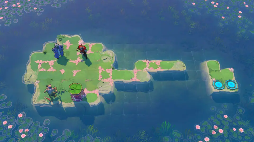 Skipping and Falling puzzle 3 in game