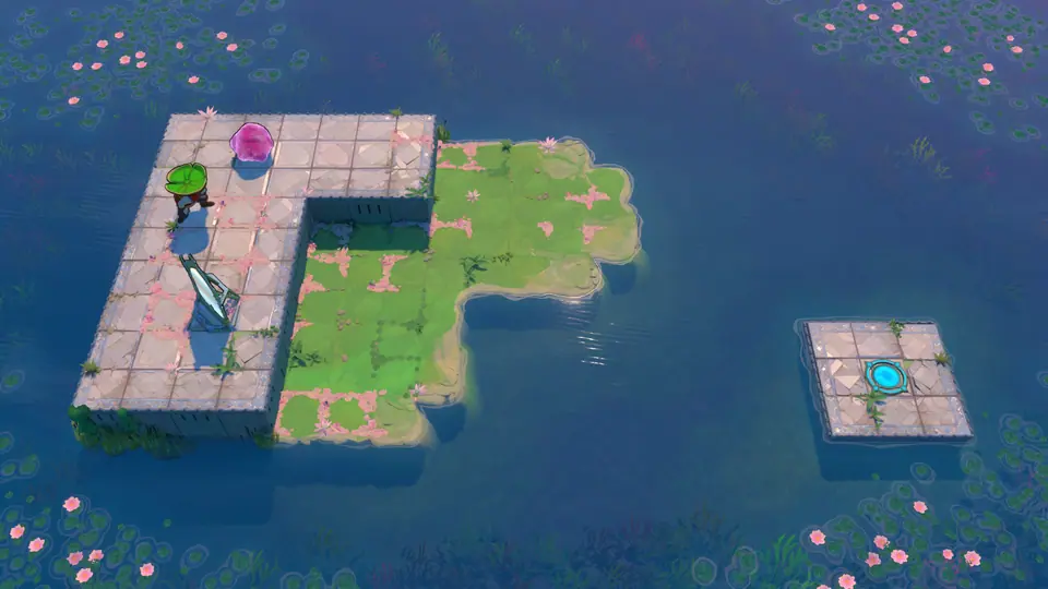 Skipping and Falling puzzle 5 in game