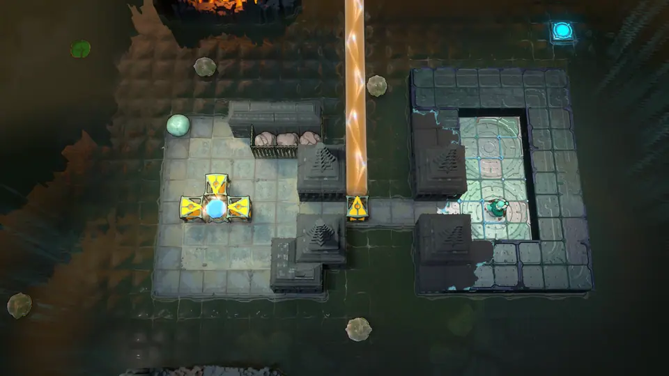 Skipping, Misc Beams puzzle 1 in game