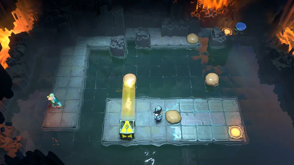 Skipping, Misc Beams puzzle 3 in game